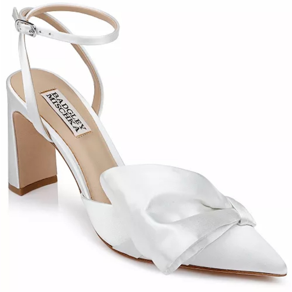 Badgley Mischka Alease Bow Evening Heels